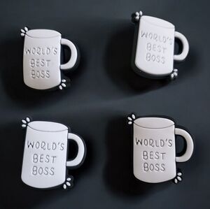 World's Best Boss Croc Charms
